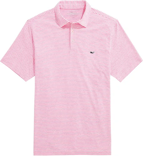 Vista 61 de Vineyard Vines Polo Bradley Stripe Sankaty para hombre Ocean Breeze Tejeda