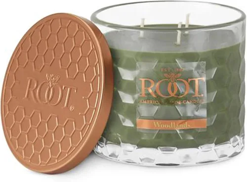 Vista 17 de Root Candles Velas Aromáticas de Otoño Panal de Miel Vela Artesanal Premium Mezcla de Cera de Abeja, Veriglass Pequeño, Especias de Calabaza