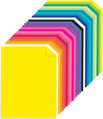 Vista 3 de Astrobrights - Cartulina de colores, 8.5 x 11 pulgadas, 65 libras / 176 gsm, surtido de 25 colores "Spectrum", 75 hojas (80944-01)