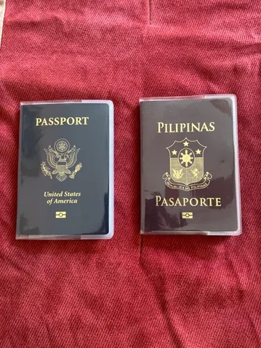 Vista 7 de Funda transparente esmerilada para pasaporte, organizador de tarjetas de identificación, protector de viaje (1 transparente + 1 esmerilado)