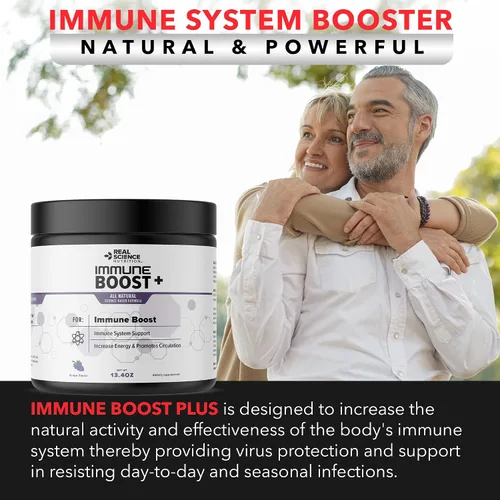 Vista 4 de Immune Boost Plus Fórmula de inmunidad natural, mejora la salud y el bienestar del sistema inmunológico, más potente que la baya del saúco