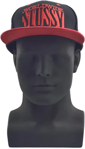 Vista 2 de Cabeza de maniquí de PVC negro para maniquí masculino soporte modelo pantalla sombrero bufanda pelucas pelo gafas sombrero belleza estilo Negro mate