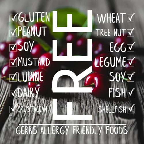 Vista 3 de Frutas secas GERBS, Top 14 libres de alergia alimentaria, sin sulfuro, sin conservantes, sin OMG, vegano Unsulfured, No Artificial Additives