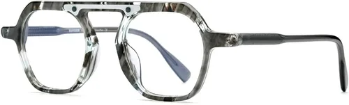 Vista 5 de HEPIDEM Gafas de acetato para hombre, marco de gafas ópticas de miopía retro vintage
