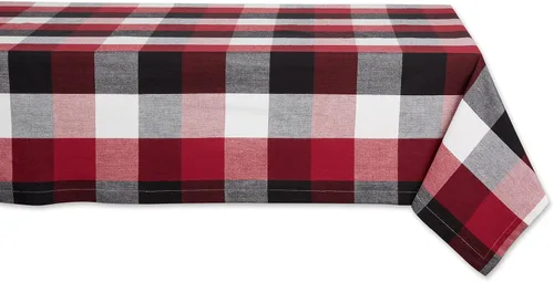 Vista 16 de DII Tri-Color Check Collection - Juego de servilletas 100% algodón, 20 x 20 pulgadas, color negro, 6 piezas
