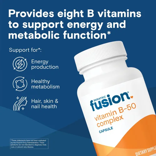 Vista 8 de Complejo de vitamina B-50 de fusión bariátrica, 90