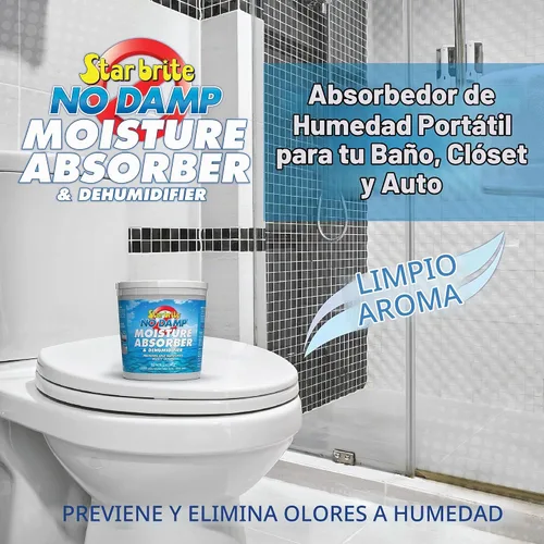 Vista 4 de STAR BRITE - Absorbedor de humedad y deshumidificador sin humedad – Simple, portátil, control de humedad para barcos, caravanas, casas de temporada