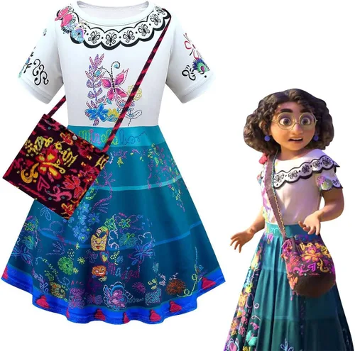 Vista 7 de Disfraz de cosplay para niñas vestido de princesa para Halloween disfraces para niñas de 2 a 10 años