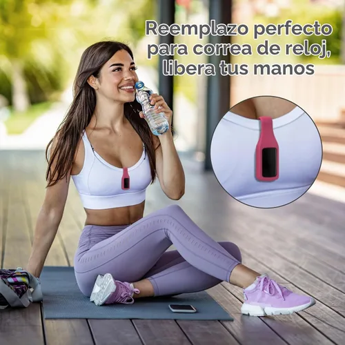 Vista 4 de Accesorio de soporte de clip para pulsera de repuesto Fitbit Charge 6 Negro