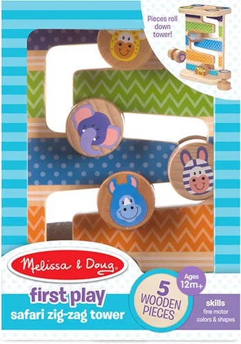 Vista 6 de Melissa & Doug Safari Zig-Zag Tower