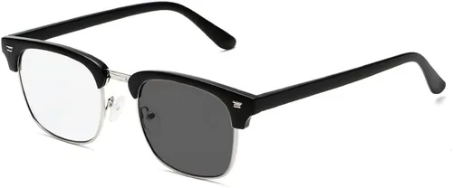 Vista 8 de ZAMGIC Photochromic Sunglasses Blue Light Blocking Glasses for Men Women Marco marrón (Brown Frame)