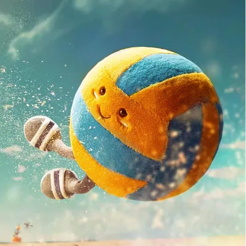 Vista 2 de Juguetes de peluche de voleibol de 12 pulgadas, bolas de felpa deportivas suaves y divertidas, juguetes de muñeca de fútbol americano con pies