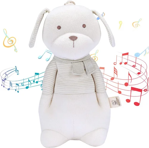 Vista 7 de COTTONEBEBE Juguetes para Bebés, Juguete de Peluche con Música de Nana para Bebés Infantes de 0 3 6 12 a 36 Meses Niño y Niña, Regalo Ideal