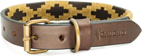 Vista 7 de GauchoLife Polo XS Collar de perro de cuero cosido a mano (XS, Aconcagua)