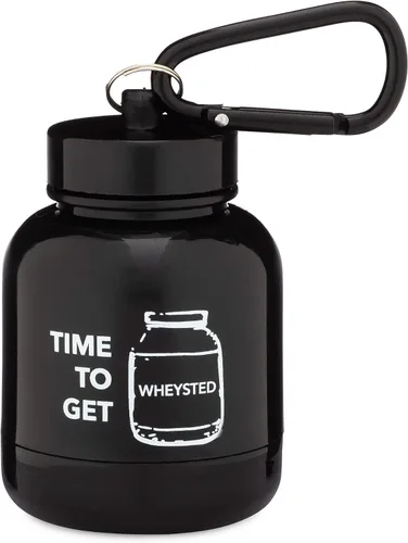 Vista 10 de ONMYWHEY Embudo de llavero de proteína y suplemento de doble cucharada (180 cc) para mirar en el espejo