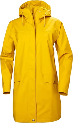 Vista 5 de Helly-Hansen Abrigo de lluvia impermeable con capucha de musgo para mujer