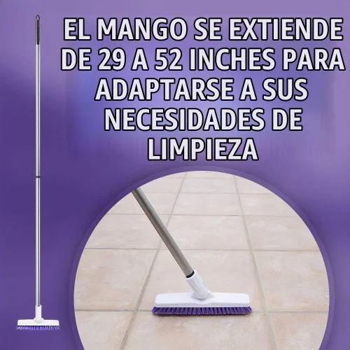 Vista 5 de Set Fuller Tile Grout E-Z Cepillo & Mango de acero telescópico.