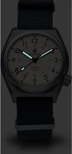 Vista 6 de BOLDR Reloj Venture Ivory White, NegroBlanco, NegroBlanco