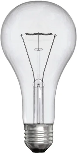 Vista 2 de GE Lighting 16069 - Bombilla brillante para lector (200 W, 3780 lúmenes, A21), transparente