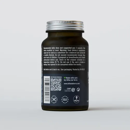 Vista 8 de HIFAS DA TERRA Mico-Five - Cápsulas complejas de hongos - Suplemento de apoyo inmunológico - Mezcla de extracto de Reishi, shiitake, maitake, chaga