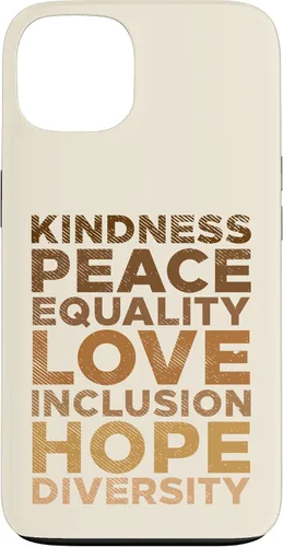 Vista 7 de iPhone 16 Kindness Peace Equality Black African Pride Melanin BLM Gift Case