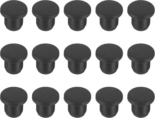 Vista 63 de MECCANIXITY - Tapones de silicona en forma de T (26mm, 1 pulgada de diámetro), color negro
