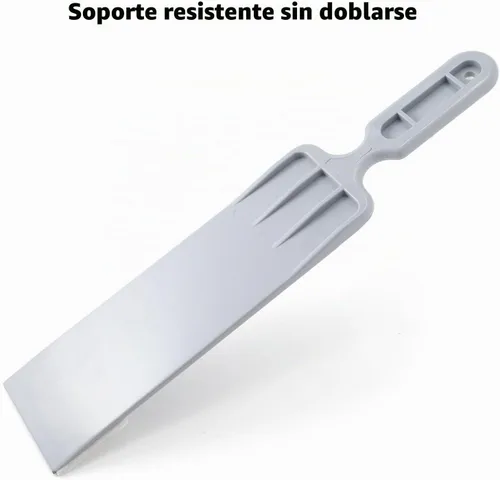 Vista 2 de NEWISHTOOL Excavadora automática de largo alcance, 3 piezas de herramienta de tinte de niveladora y 10 almohadillas de fregado para limpiar ventanas