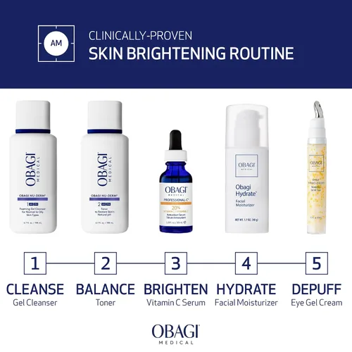 Vista 6 de Obagi Professional-C 20% Vitamina C Suero e Hidratante Facial Hidratante Bundle – Ilumina el tono de la piel, minimiza la apariencia de líneas finas