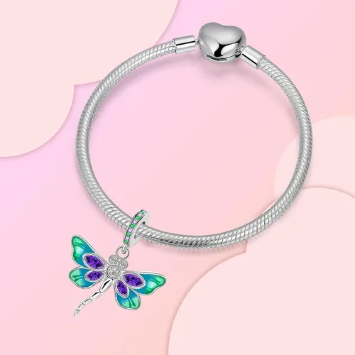 Vista 252 de Dije de girasol con diseño de estrella y luna y elefante para pulsera, collar de plata de ley 925, dijes de corazón de amor para mujer, regalo