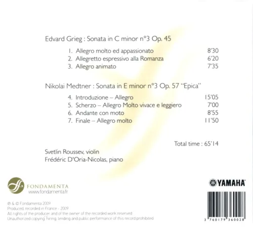 Vista 2 de 3rd Sonatas for Violin Piano