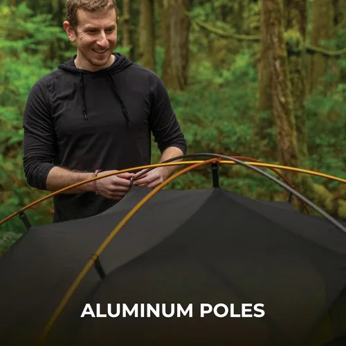 Vista 5 de Teton Sports Mountain Ultra - Tienda de campaña para mochileros de 1 a 4 personas, ligera, perfecta para camping, senderismo y mochilero