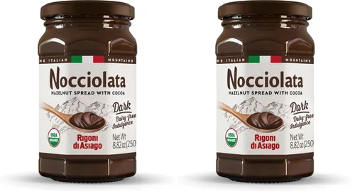 Vista 6 de Nocciolata Crema de avellanas orgánica clásica, 8.82 onzas
