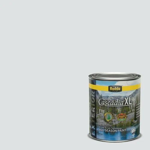 Vista 145 de Rodda Paint CASCADIA XL - Pintura e imprimación satinada para exteriores en uno, cuarto de galón, azul Madonna