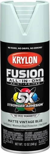 Vista 91 de Krylon Fusion - Pintura en aerosol adhesiva todo en uno para uso en interiores y exteriores, 12 onzas, vidrio de playa