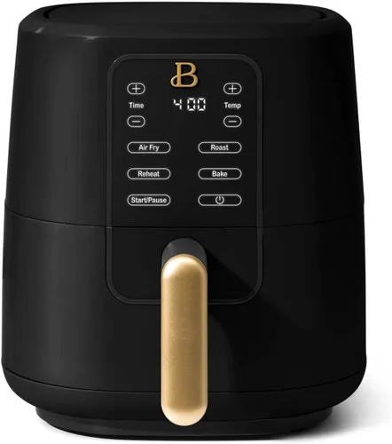 Vista 13 de B - Freidora de aire digital de 3 cuartos de galón, tecnología TurboCrisp, 4 presets, 170°F-400°F, antiadherente, apta para lavavajillas, 1200