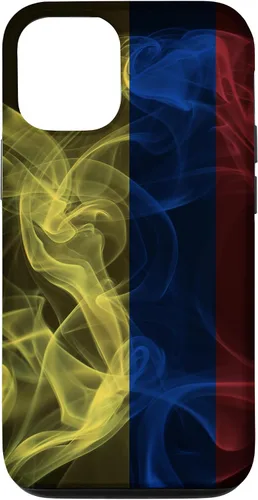 Vista 28 de Smoky Colombia Flag - Funda de orgullo colombiano para iPhone 17
