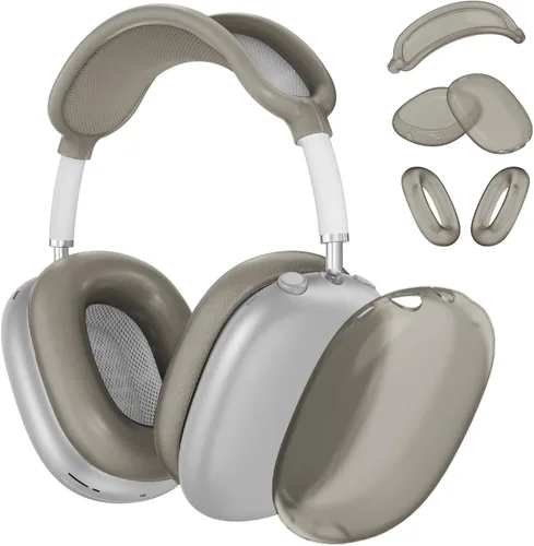 Vista 38 de Funda rígida para AirPods Max con modo de sueño, funda de transporte para auriculares con almohadillas de silicona para AirPods