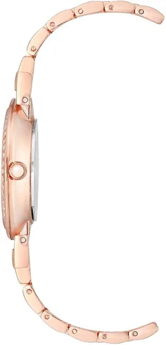 Vista 4 de Anne Klein - Reloj de brazalete para mujer con cristales de Swarovski y malla acentuada