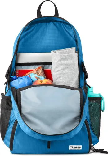 Vista 6 de Mochila de viaje mochila ligera para senderismo, gimnasio y avión