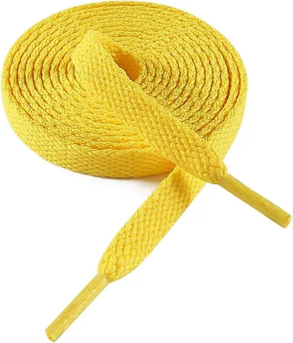 Vista 37 de VSUDO Cordones planos para tenis, cordones para tenis, cordones atléticos 01 Blanco