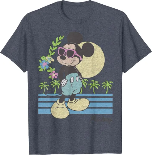 Vista 40 de Disney Mickey and Friends Mickey Retro Beach Camiseta S Gris Oscuro