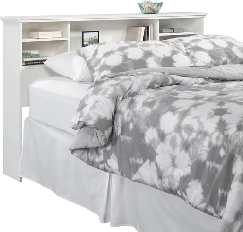 Vista 8 de Sauder River Ranch - Cabecera de cama matrimonial Queen, acabado blanco glaciar Blanco (Glacier White)
