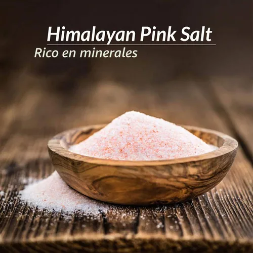 Vista 7 de Himalayan Chef - Sal rosa del Himalaya, grano fino, bolsa de 2 libras