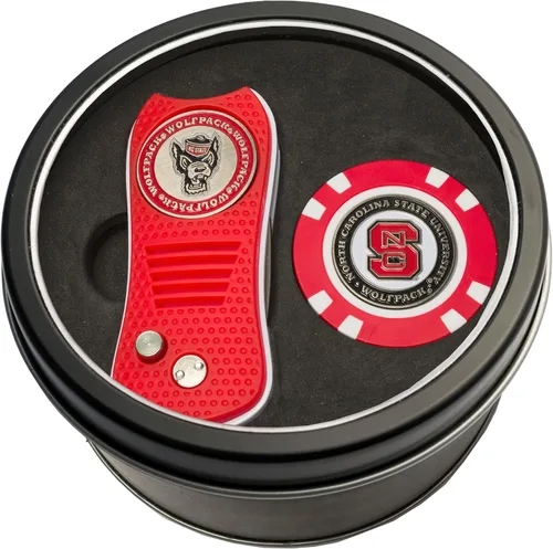 Vista 14 de Team Golf NCAA - Juego de regalo de lata unisex para adultos con herramienta Switchfix Divot y chip de golf