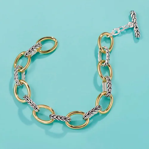 Vista 3 de UNY JEWEL Las joyas hacen una declaración con la cadena de eslabones de cola de zorro, pulsera inspirada en la marca del diseñador para mujer