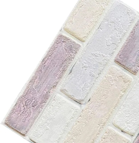 Vista 11 de ECYC Ltd Paneles de pared de espuma de ladrillo 3D de 13.78 x 30.31 x 0.18 pulgadas, paneles de papel tapiz de espuma autoadhesivos, calcomanías