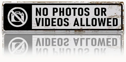 Vista 14 de Letrero de advertencia de metal con texto en inglés "No Wake Zone", letrero de advertencia de metal retro, decoración de pared de Lake House