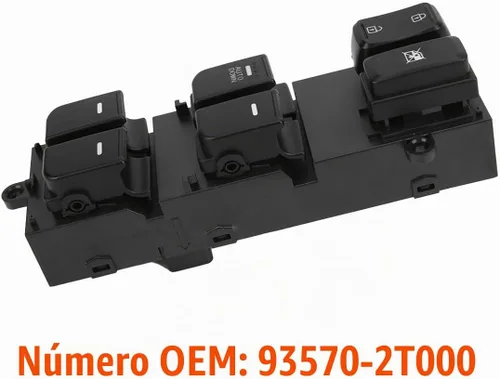 Vista 3 de 93570-2T000 Interruptor de elevalunas eléctrico delantero izquierdo Control