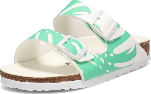 Vista 100 de Birkenstock Sandalias unisex Arizona con plantilla suave para adultos Lima activa