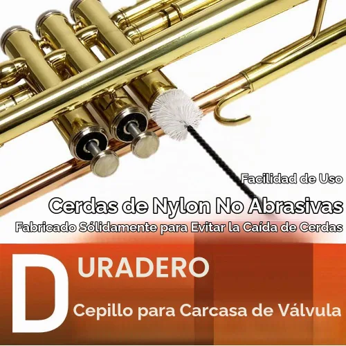 Vista 3 de Libretto Kit de cuidado todo en uno para trompeta (corneta) con instrucciones: aceite para válvula + grasa para deslizamiento + paño de limpieza +